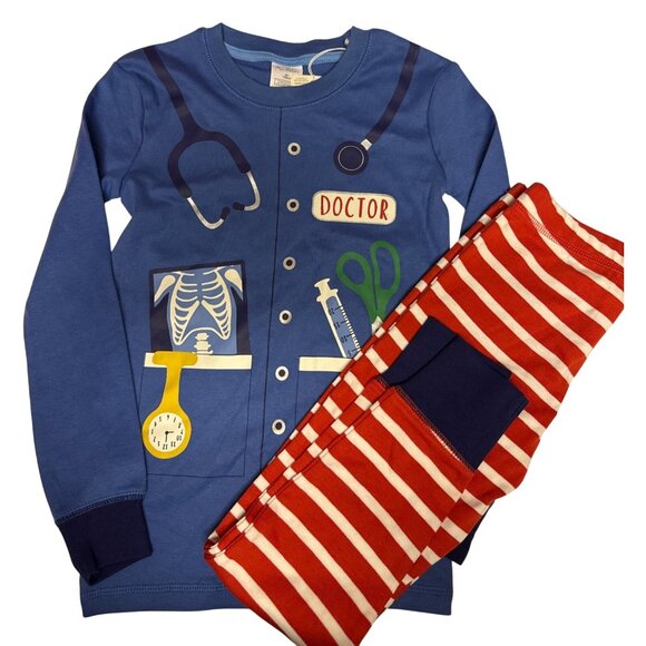 Mini Boden Other - Mini Boden Kids' Pajamas Dream Big Doctor Elizabethan Blue 2 Pc Size 8 8Y NEW